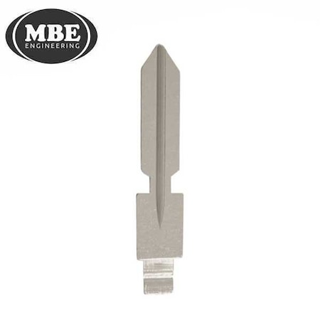 Mbe Engineering MBEHU39 REPLACEMENT FLIP KEY BLADE WITH ROLL PIN FOR KR55 REMOTE KEYS MBE-HU39-B